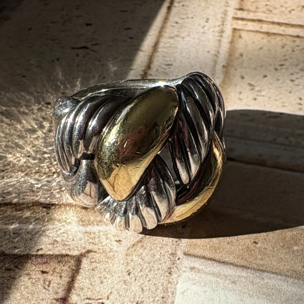 AUTHENTIC DAVID YURMAN BELMONT CURB CHAIN RING - Picture 4 of 6